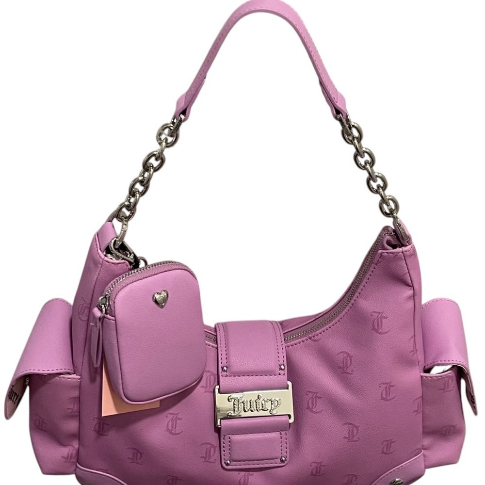 🔥 HARD FIND🔥 Juicy Couture Pink Shoulder Bag and accessories. NWT HARD FIND